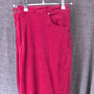 LAST APPEARANCE! New! Women's Plus Size 26W Pink Corduroy Jeans 48-50" Waist